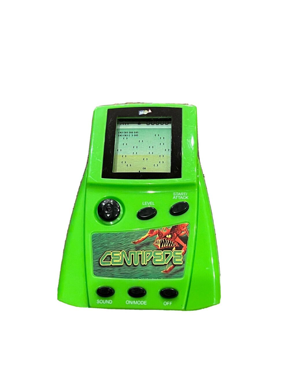 Centipede Green Handheld Game Classic Atari Arcade RadioShack Tested Works